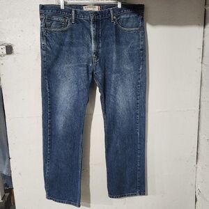 Levi 505 Straight Fit Men's Blue Jeans Size 40 X 30‎